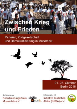 Zwischen Krieg und Frieden - Initiative Südliches Afrika (INISA)