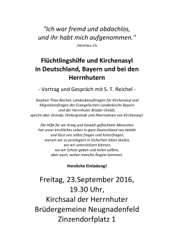 Vortrag Kirchenasyl ST Reichel 23.09.16_Einladung