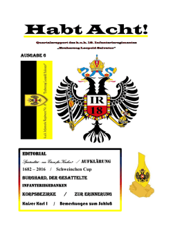 Habt Acht! - kuk Infanterie Regiment Nr. 18
