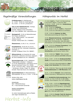 Herbst-Info Info Herbst Herbst-Info