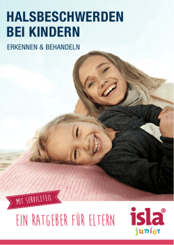 Halsschmerz-Ratgeber f&uuml;r Eltern