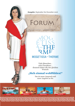 Forum - Mogetissa Therme