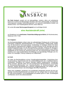 eine Assistenzkraft (m/w)