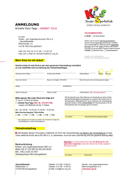 Anmeldung