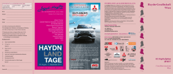 HAYDN LAND TAGE - Haydn