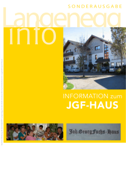JGF-HAUS - Langenegg