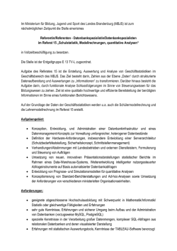 Im Ministerium f&uuml;r Bildung, Jugend und Sport des Landes