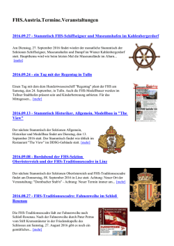 FHS.Austria.Termine.Veranstaltungen