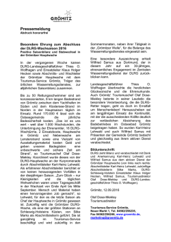 DLRG Verabschiedungen 2016