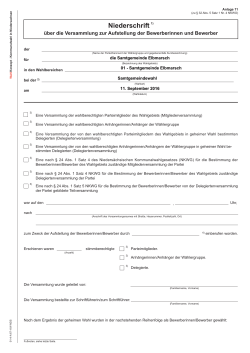 Niederschrift 1 - Samtgemeinde Elbmarsch