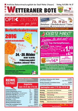 Wetteraner Boten - Stadt Wetter (Hessen)