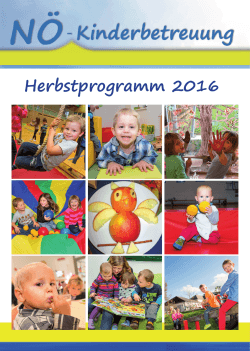 Herbstprogramm 2016 - Nö