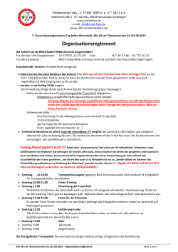 Organisationsreglement - 24h
