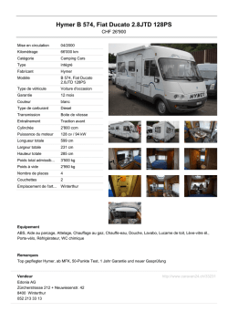 Hymer B 574, Fiat Ducato 2.8JTD 128PS