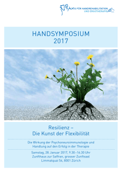 Programm - Praxis für Handrehabilitation und Ergotherapie, Zürich