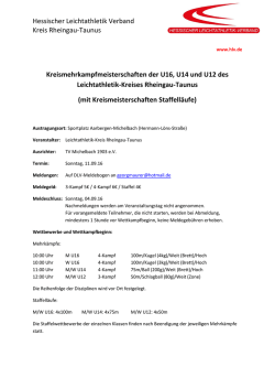 Hessischer Leichtathletik Verband Kreis Rheingau