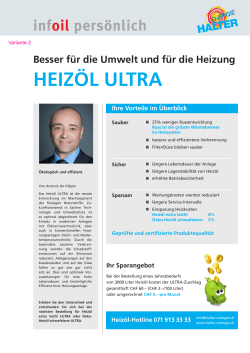 Heiz&ouml;l ULTRA - halter