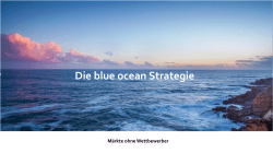 Die blue Ocean Strategie - Das Geschäftsideen Ebook