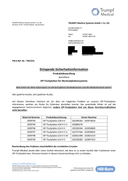 Dringende Sicherheitsinformation