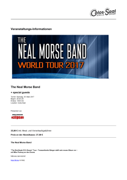 The Neal Morse Band - Colos-Saal