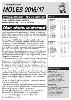 moles 2016/17 - SV Westgartshausen eV