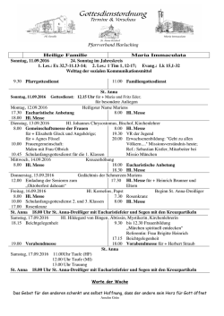 Pfarrverband Harlaching - Erzbistum München und Freising