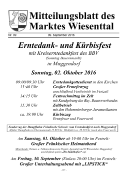 September - Markt Wiesenttal