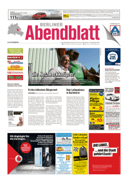 dienetzwerkkn&uuml;pfer - Berliner Abendblatt