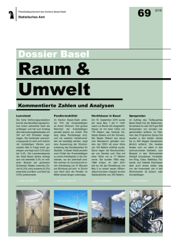 Dossier Nr. 69 liegt vor - Statistisches Amt - Kanton Basel