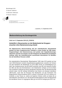 2C_276/2016 - Bundesgericht