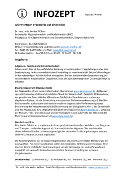 infoblatt praxis - Akupunktur