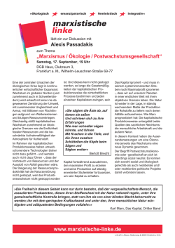 Einladungsflugblatt
