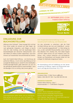 im Programm - Forum Berlin