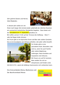 Ihre Kreisverb&auml;nde Altona, Blankenese und Der