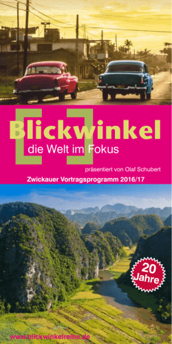 die Welt im Fokus