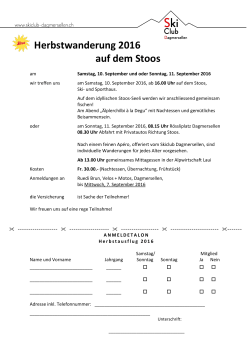 Herbstausflug 2016