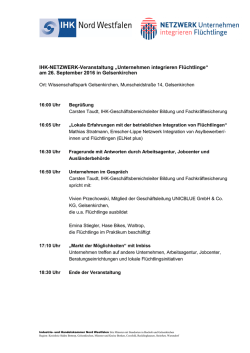 IHK-NETZWERK-Veranstaltung &bdquo;Unternehmen