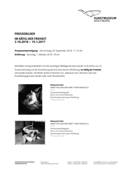 Im K&auml;fig der Freiheit - Kunstmuseum Wolfsburg