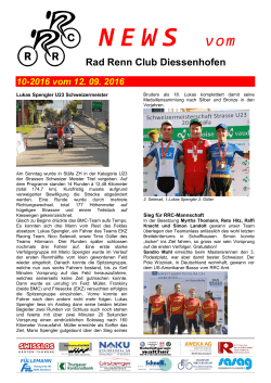Ausgabe 2016-10 - RRC Diessenhofen