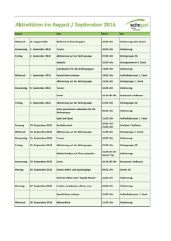 Aktivitäten September 2016.xlsx - Täuffelen