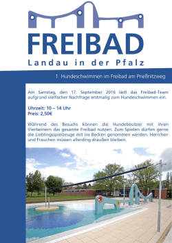 17. September 2016 - Freibad am Prießnitzweg