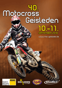 Motocross Geisleden - MSC Geisleden eV im ADAC