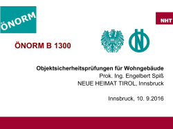 ONORM B1300, Engelbert Spiß