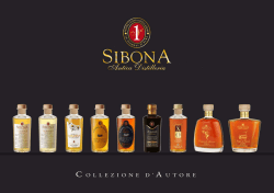 Scarica la brochure - Grappa Distilleria Sibona