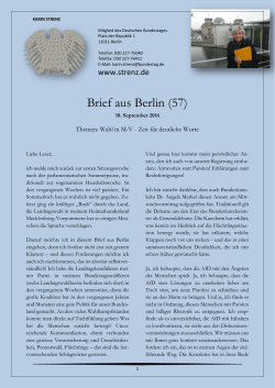 Brief aus Berlin (57)