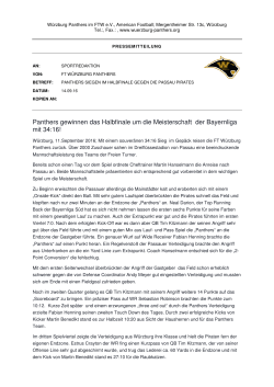 Spielbericht - bei der Freien Turnerschaft Würzburg