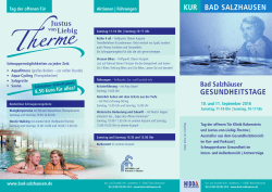 Programm - Bad Salzhausen