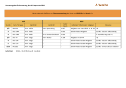 Vertretungsplan