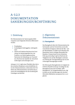 Dokumentation Sanierungsdurchf&uuml;hrung - Arbeitshilfen Boden