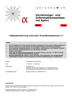 Flyer - Akrotea.ch